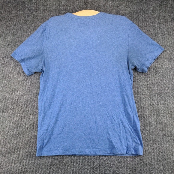 The Nike Tee Men's Dri-Fit Big Swoosh Activewear Top Blue Medium Short Sleeve - Picture 8 of 15